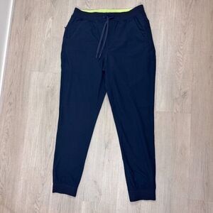 Birddogs Boom For Your Boomstick Jogger Pants Mens Medium Navy Stretch Unlined